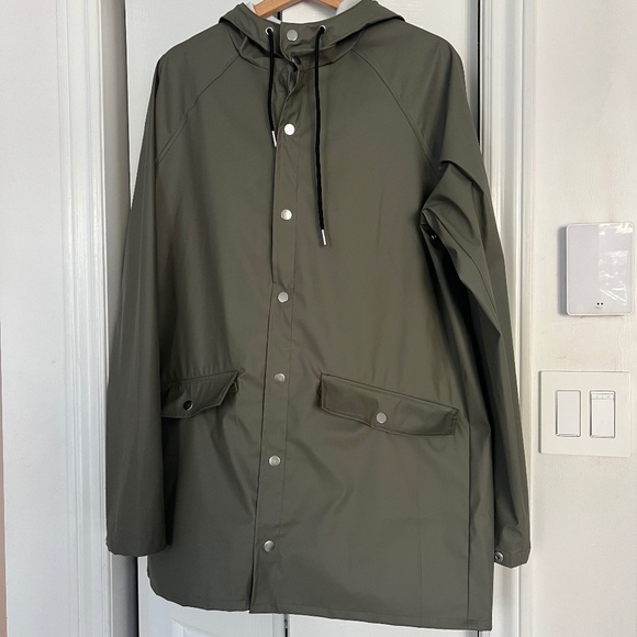 Jack&Jones Green Parka Raincoat L - Picture 1 of 6
